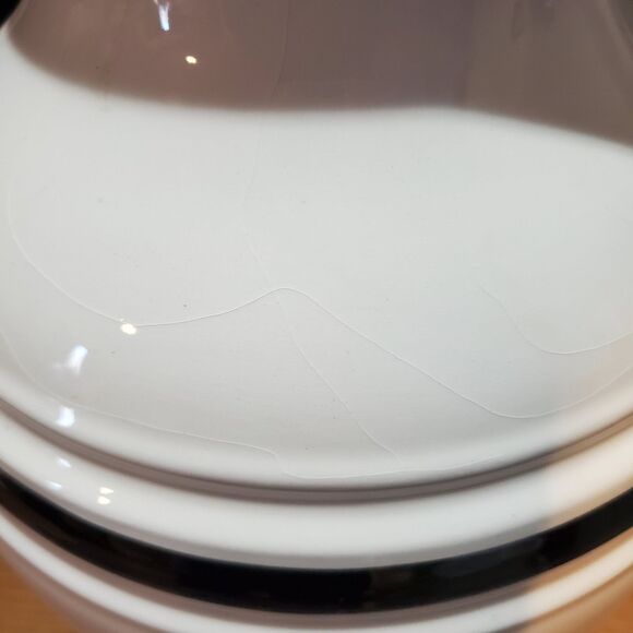 Farval Ceramics Large Pitcher Black & White, Handcrafted In Portugal - Picture 10 of 10